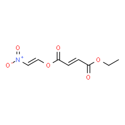 ChemSpider 2D Image | Ethyl (E)-2-nitrovinyl (2E)-2-butenedioate | C8H9NO6