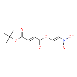 ChemSpider 2D Image | 2-Methyl-2-propanyl (E)-2-nitrovinyl (2E)-2-butenedioate | C10H13NO6