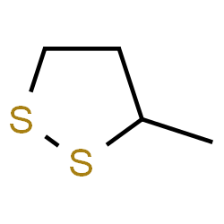 ChemSpider 2D Image | 3-Methyl-1,2-dithiolane | C4H8S2