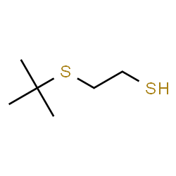 ChemSpider 2D Image | 2-[(2-Methyl-2-propanyl)sulfanyl]ethanethiol | C6H14S2