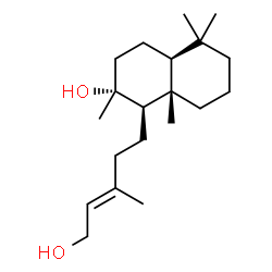 ChemSpider 2D Image | Labd-13-ene-8,15-diol | C20H36O2