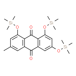 ChemSpider 2D Image | 3-Methyl-1,6,8-tris[(trimethylsilyl)oxy]-9,10-anthraquinone | C24H34O5Si3