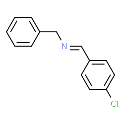 ChemSpider 2D Image | (E)-N-Benzyl-1-(4-chlorophenyl)methanimine | C14H12ClN