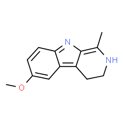 ChemSpider 2D Image | 6-Methoxy-1-methyl-3,4-dihydro-2H-beta-carboline | C13H14N2O