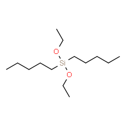 ChemSpider 2D Image | Diethoxydipentylsilane | C14H32O2Si