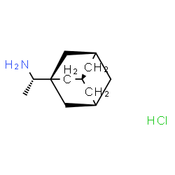ChemSpider 2D Image | (1S)-1-[(1R,3S)-Adamantan-1-yl]ethanamine hydrochloride (1:1) | C12H22ClN