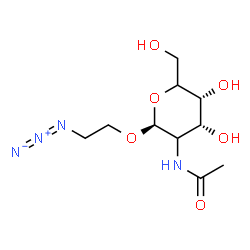 ChemSpider 2D Image | alpha-D-GalNAc-Et-N3 | C10H18N4O6