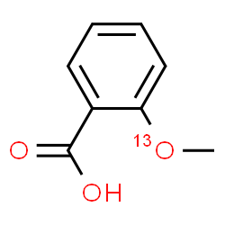ChemSpider 2D Image | 2-Methoxy-13C-benzoic acid | C8H8O213O