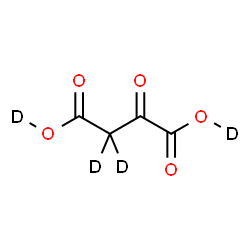 ChemSpider 2D Image | Oxalacetic acid-d4 | C4D4O5