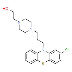 ChemSpider 2D Image | Perphenazine | C21H26ClN3OS