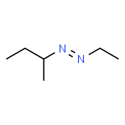 ChemSpider 2D Image | (E)-1-sec-Butyl-2-ethyldiazene | C6H14N2