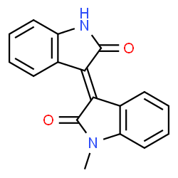 ChemSpider 2D Image | Meisoindigo | C17H12N2O2
