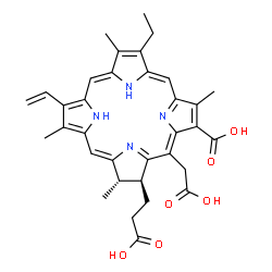ChemSpider 2D Image | Chlorophyllin | C34H36N4O6