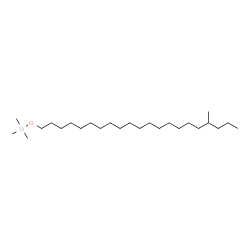 ChemSpider 2D Image | Trimethyl[(18-methylhenicosyl)oxy]silane | C25H54OSi