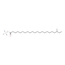 ChemSpider 2D Image | Trimethylsilyl 20-methyldocosanoate | C26H54O2Si