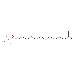 ChemSpider 2D Image | Trimethylsilyl 12-methyltridecanoate | C17H36O2Si