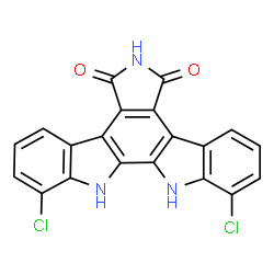 ChemSpider 2D Image | dichloroarcyriaflavin A | C20H9Cl2N3O2