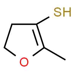 ChemSpider 2D Image | 2-Methyl-4,5-dihydro-3-furanthiol | C5H8OS