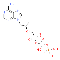 ChemSpider 2D Image | TENOFOVIR MONOPHOSPHATE | C9H16N5O10P3