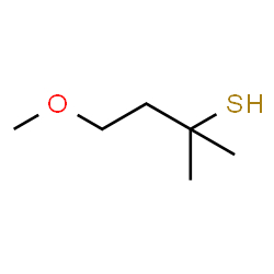 ChemSpider 2D Image | 4-Methoxy-2-methylbutane-2-thiol | C6H14OS