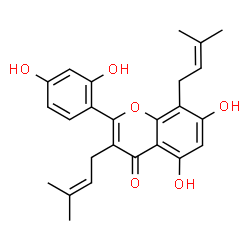 ChemSpider 2D Image | kuwanon C | C25H26O6