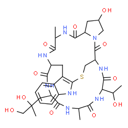 ChemSpider 2D Image | phalloidin | C35H48N8O11S