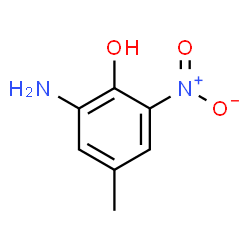 ChemSpider 2D Image | 2-Amino-4-methyl-6-nitrophenol | C7H8N2O3
