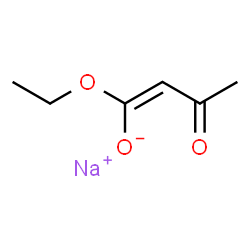 ChemSpider 2D Image | Sodium (1E)-1-ethoxy-3-oxo-1-buten-1-olate | C6H9NaO3