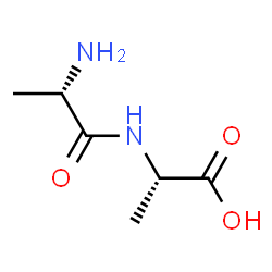 ChemSpider 2D Image | L-Alanyl-L-alanine | C6H12N2O3
