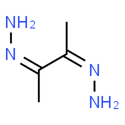 ChemSpider 2D Image | (1Z,1'Z)-1,1'-[(2Z,3Z)-2,3-Butanediylidene]dihydrazine | C4H10N4