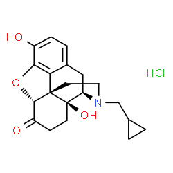 ChemSpider 2D Image | Naltrexone hydrochloride | C20H24ClNO4
