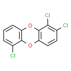 ChemSpider 2D Image | 1,2,6-Trichlorooxanthrene | C12H5Cl3O2