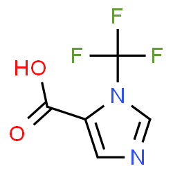ChemSpider 2D Image | 1-(Trifluoromethyl)-1H-imidazole-5-carboxylic acid | C5H3F3N2O2