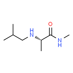 ChemSpider 2D Image | N~2~-Isobutyl-N-methyl-L-alaninamide | C8H18N2O