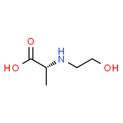 ChemSpider 2D Image | N-(2-Hydroxyethyl)-D-alanine | C5H11NO3