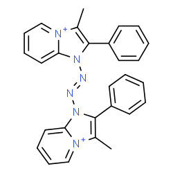 ChemSpider 2D Image | 1,1'-Azobis(3-methyl-2-phenylimidazo(1,2-a)pyridinium) | C28H24N6