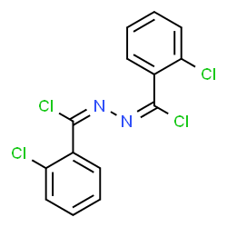 ChemSpider 2D Image | BIS(A,2-DICHLORO-BENZAL)HYDRAZINE | C14H8Cl4N2