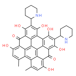 ChemSpider 2D Image | Fagopyrin | C40H34N2O8