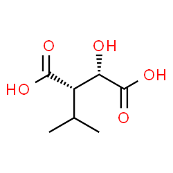 ChemSpider 2D Image | 3-isopropylmalic acid | C7H12O5