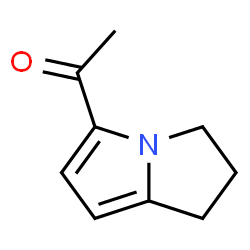 ChemSpider 2D Image | 5-acetyl-2,3-dihydro-1H-pyrrolizine | C9H11NO