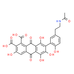 ChemSpider 2D Image | laccaic acid A | C26H19NO12