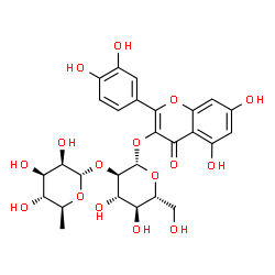 ChemSpider 2D Image | Quercetin 3-O-neohesperidoside | C27H30O16