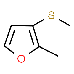 ChemSpider 2D Image | 2-Methyl-3-(methylthio)furan | C6H8OS