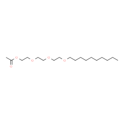 ChemSpider 2D Image | 2-{2-[2-(Decyloxy)ethoxy]ethoxy}ethyl acetate | C18H36O5