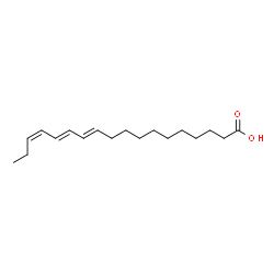 ChemSpider 2D Image | (11E,13E,15Z)-11,13,15-Octadecatrienoic acid | C18H30O2