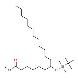 ChemSpider 2D Image | Methyl 7-{[dimethyl(2-methyl-2-propanyl)silyl]oxy}nonadecanoate | C26H54O3Si