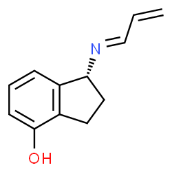 ChemSpider 2D Image | 4-HYDROXY-N-PROPARGYL-1(R)-AMINOINDAN | C12H13NO