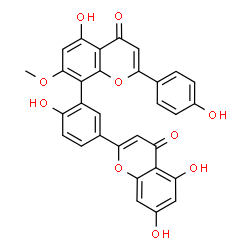 ChemSpider 2D Image | Sotetsuflavone | C31H20O10