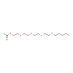 ChemSpider 2D Image | 3,6,9,12-Tetraoxaheptadec-1-yl acetate | C15H30O6