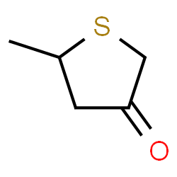 ChemSpider 2D Image | 5-Methyldihydro-3(2H)-thiophenone | C5H8OS
